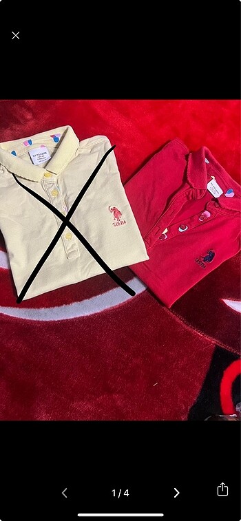 U.S Polo Assn. Uspa kırmızı tişört