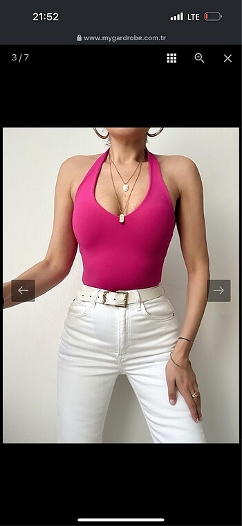 Bershka pembe crop