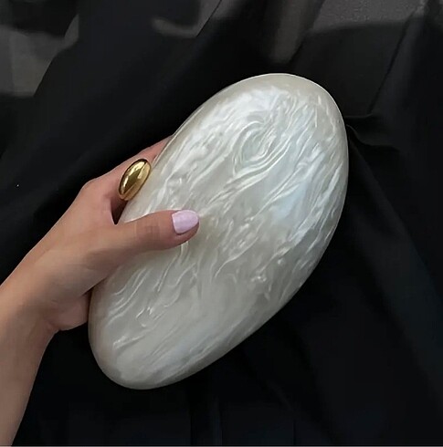  Beden beyaz Renk Akrilik Clutch
