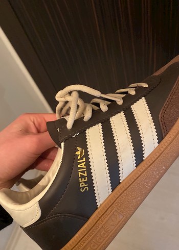 Kahverengi Bağcıklı Kadın Spor Ayakkabı - Görsel 2