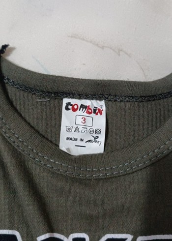 4 Yaş Beden Erkek Çocuk Tişörtü 3 yaş