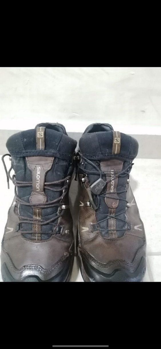 Erkek Siyah Biker Outdoor Ayakkabı Tokalı - Görsel 3