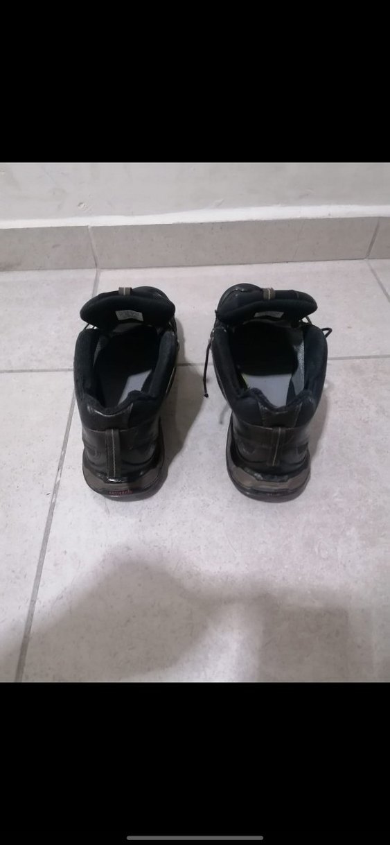 Erkek Siyah Biker Outdoor Ayakkabı Tokalı - Görsel 2