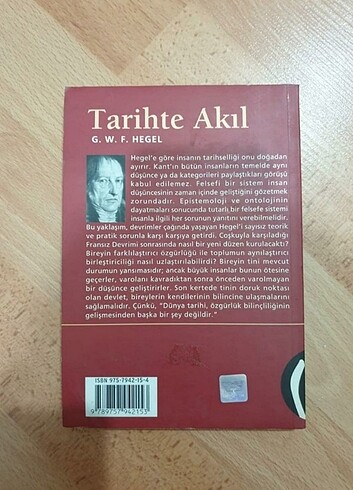  Tarihte Akıl G. W. F. HEGEL 