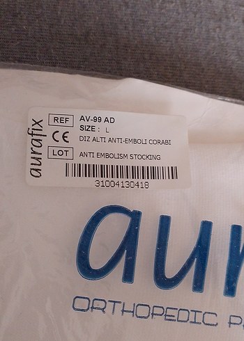 Diz Altı Anti-Emboli Çorabı L Beden - Görsel 2