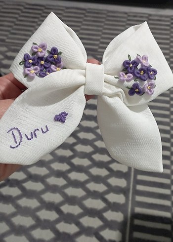 Bordo Saten Kurdeleli Kadın Fular - Görsel 13