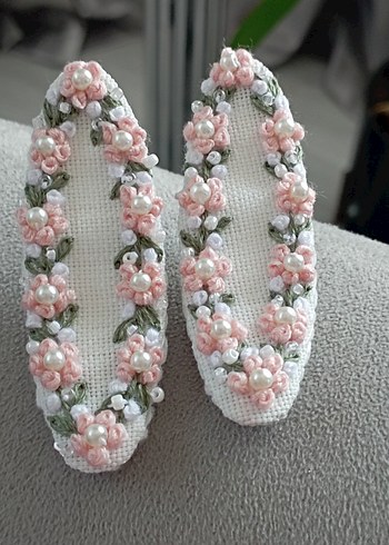 Bordo Saten Kurdeleli Kadın Fular - Görsel 8