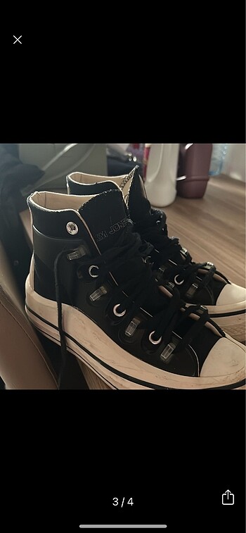 37 Beden Siyah converse
