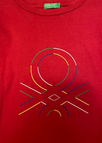 Kız Çocuk Uzun Kollu Kırmızı Baskılı Tişört - Görsel 3