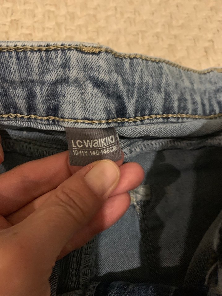 Kız çocuk Kot Pantolon - Görsel 2