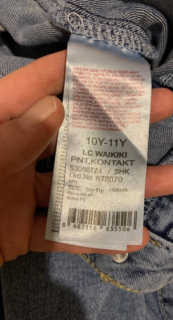 Kız çocuk Kot Pantolon - Görsel 3