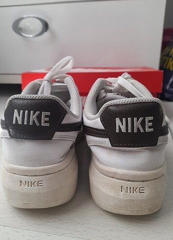 38 Beden beyaz Renk Nike Court Vision Alta Kahrevengi Logolu
