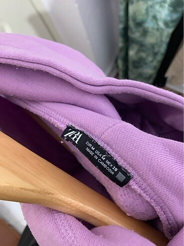 m Beden Zara kapşonlu sweatshirt