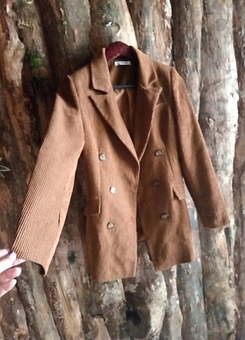 Kadife Blazer Ceket 