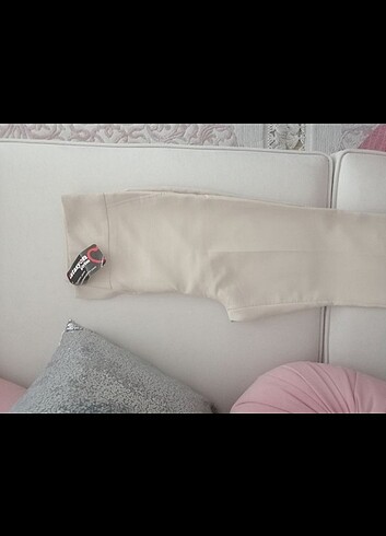 l Beden ten rengi Renk 40beden ekstra yüksek bel pantalon