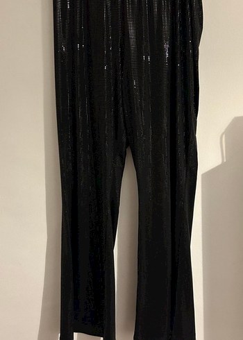 Parlak Siyah V Yaka büyük beden Tunik - Görsel 4