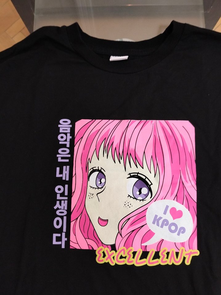 LC Waikiki 13-14 yaş Kız Çocuk Siyah Baskılı Uzun Kollu Tişört - Görsel 3