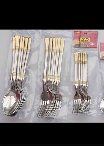 Ikea 6 li fiyat .yemek çatalı ,yemek kaşığı ve tatlı çatalı mevcut