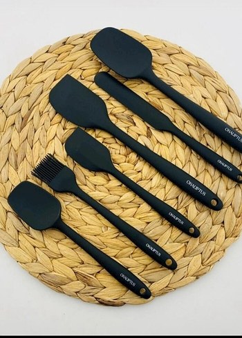 6 li silikon Mutfak Spatula Seti