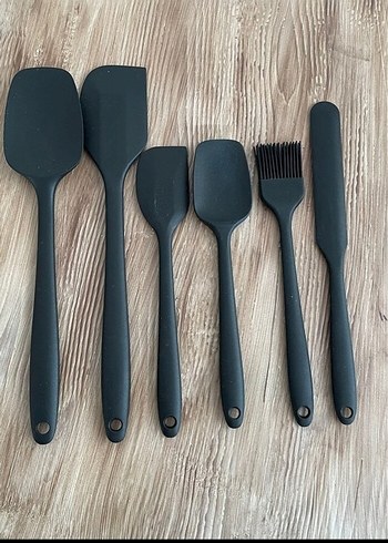 Ikea 6 li silikon Mutfak Spatula Seti