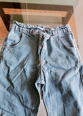 8 Yaş Beden mavi Renk LCW 8-9 yaş mom jean