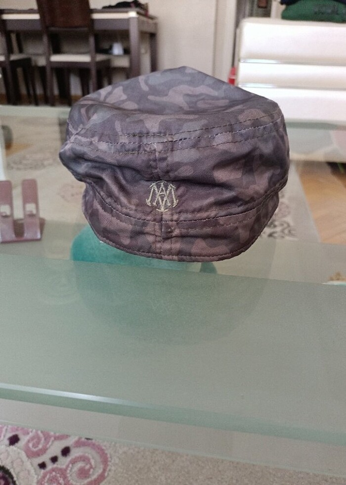 Mavi marka yazlık şapka  - Görsel 2