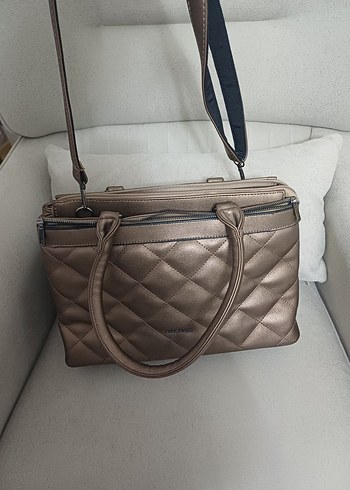 Kahverengi Deri Kadın Çanta - Görsel 2