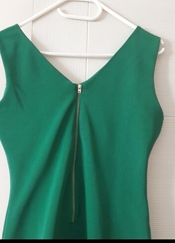 40 Beden yeşil Renk Kadın elbise 