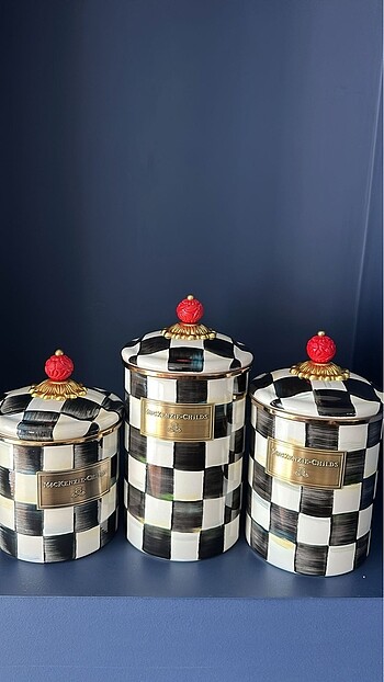 Alexander McQueen Mackenzie Childs kavanoz seti