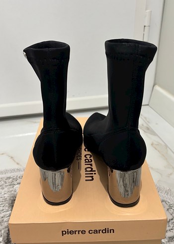 Gümüş topuklu streç bot - Görsel 7