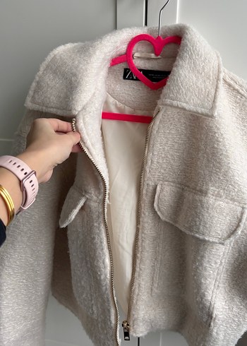 Zara bukle ceket - Görsel 2