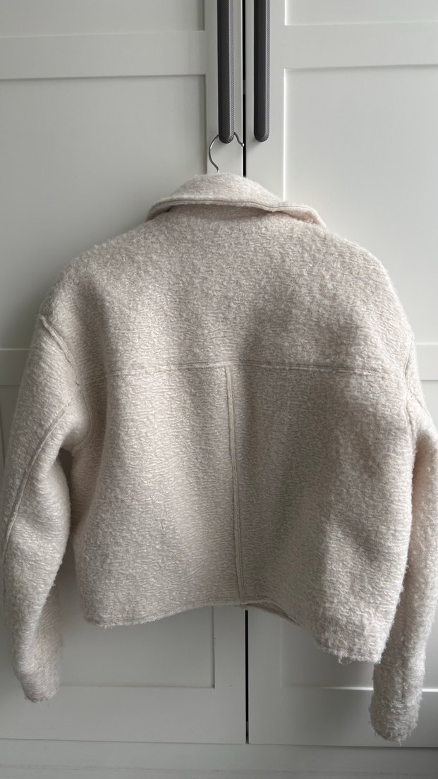 Zara bukle ceket - Görsel 3