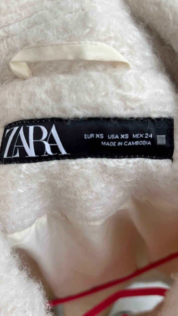 Zara bukle ceket - Görsel 4