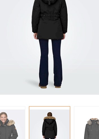 Kürklü kalın parke kaban - Görsel 3