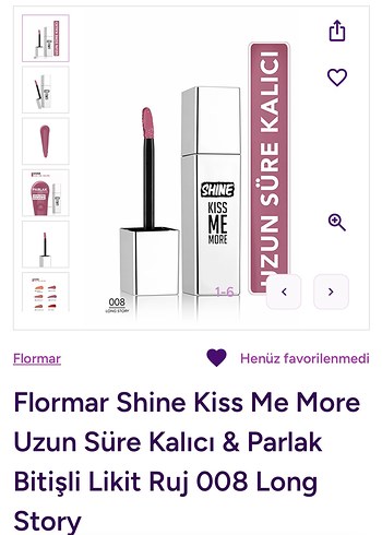 Flormar Shine Kiss Me More Ruj - Görsel 6