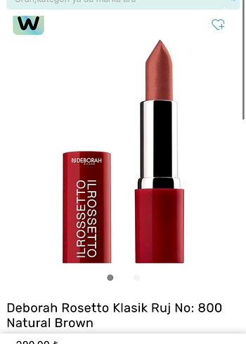Deborah Rosetto klasik ruj no: 800 - Görsel 5