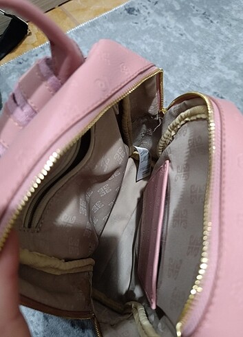  Beden pembe Renk Pierre Cardin kadın pembe sırt çantası 