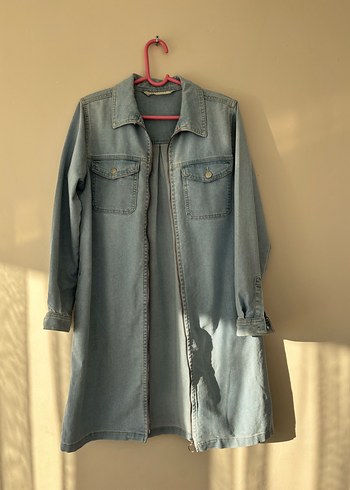 Denim Trençkot