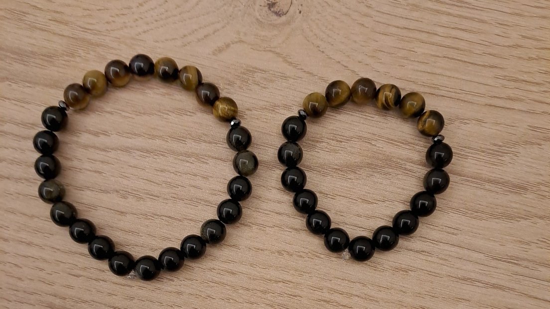 Kaplan Gözü ve Obsidyen Bileklik - Görsel 2