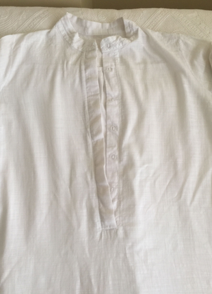 Yazlık beyaz gömlek