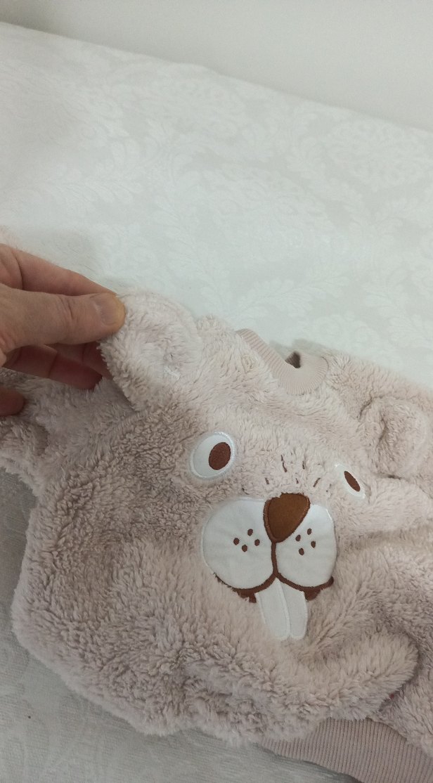 Kahverengi Peluş Bebek Erkek Takımı - Görsel 3