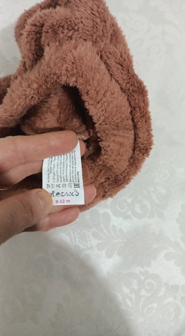 Kahverengi Peluş Bebek Erkek Takımı - Görsel 2