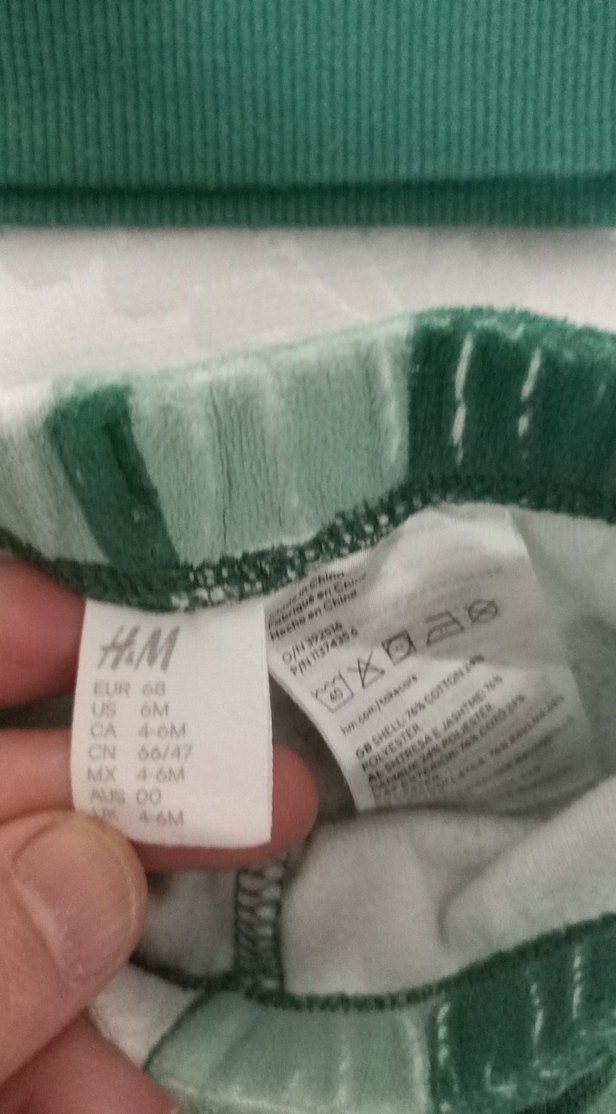 Yeşil Kareli unisex bebek Takımı - Görsel 2