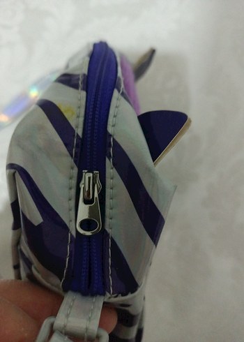 PURSE PETS METALLİC İNTERAKTİF MOR Zebra Desenli Kız Çanta - Görsel 12