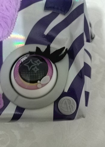 PURSE PETS METALLİC İNTERAKTİF MOR Zebra Desenli Kız Çanta - Görsel 14