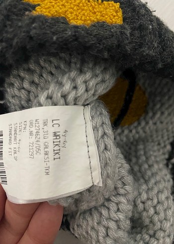 LC Waikiki Gri Nakışlı Erkek Bere