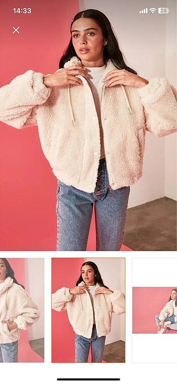 Trendyol milla peluş mont