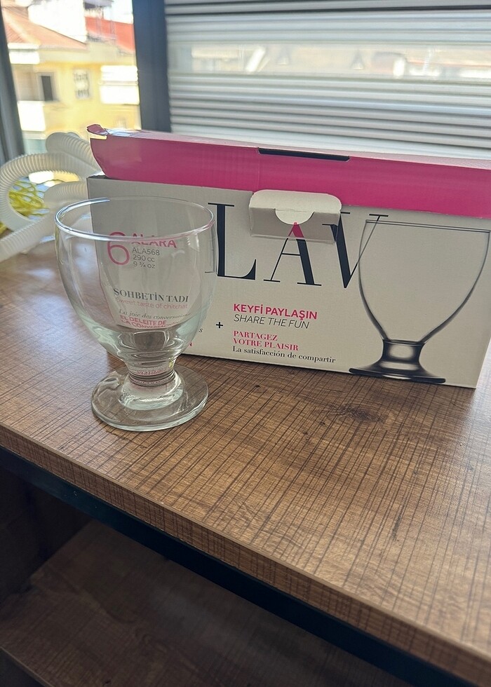 6 lı lav kadeh 290 ml - Görsel 2