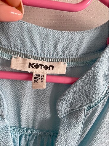 Koton mavi tül gömlek