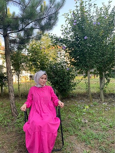 Trendyol & Milla Şeker pembe elbise